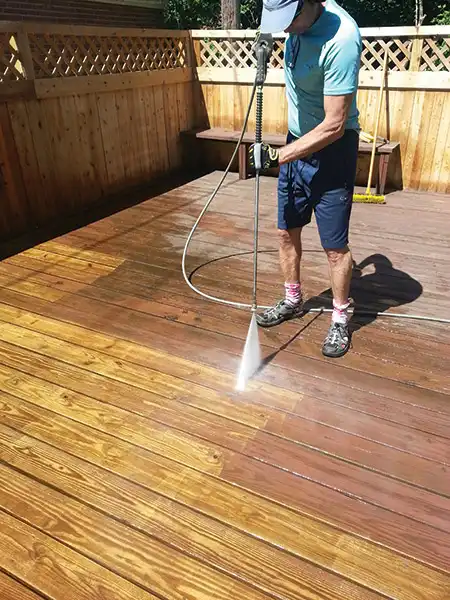 deck cleaning