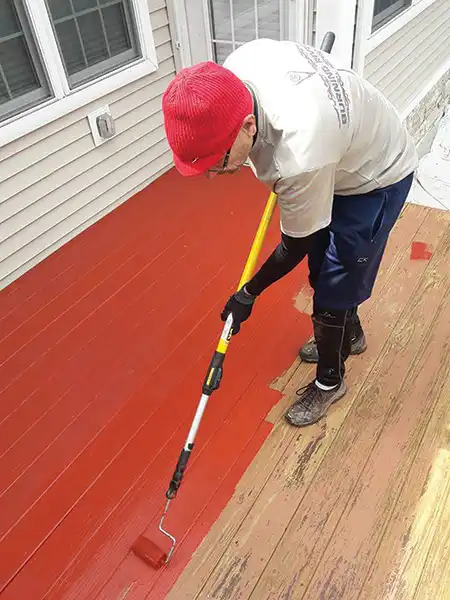 deck staining