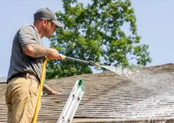 pressure washing roof