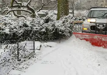 snow plowing