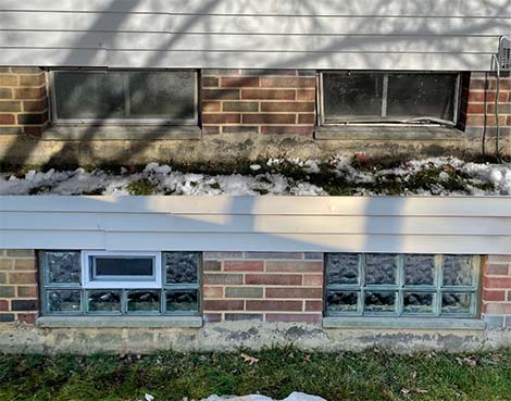 Glass Block Windows - Before and After Installation