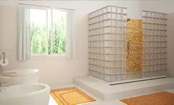 Glass Block Shower Walls