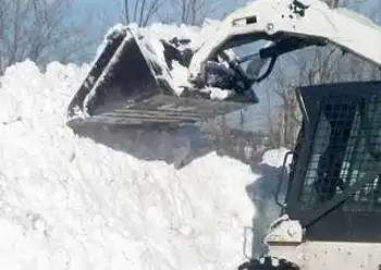 snow plowing