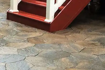stamped concrete washing