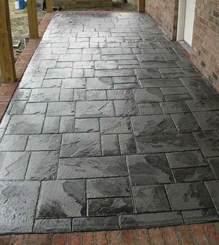 stamped concrete