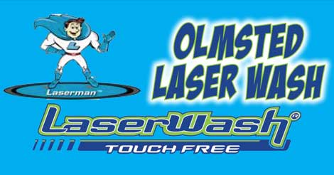 Olmsted Laser Wash - Olmsted Township, Ohio - Car Wash Open 24 Hours a Day - Get a Clean Car in Less than 8 Minutes