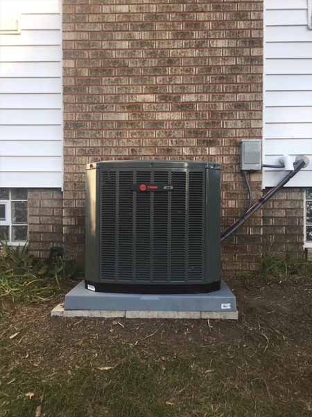 air conditioner installed