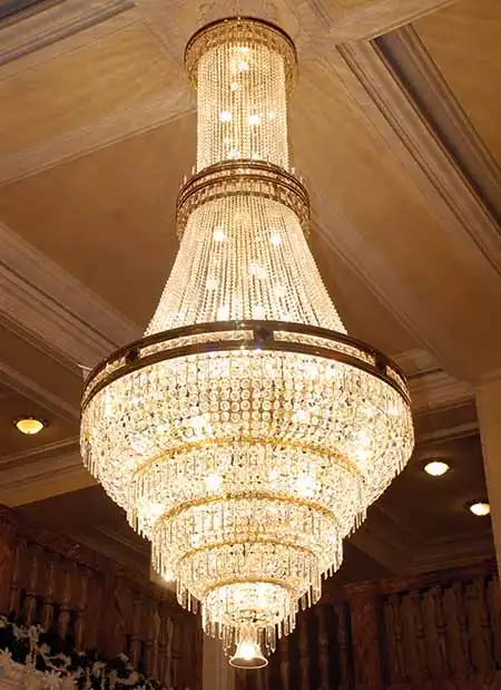 chandelier cleaning