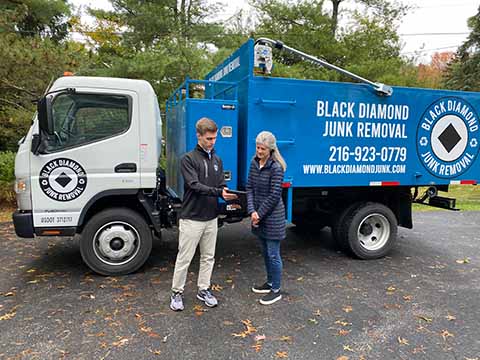 Black Diamond Junk Removal - Northeast Ohio - We remove items from any location. Then we clean up and haul it all away!