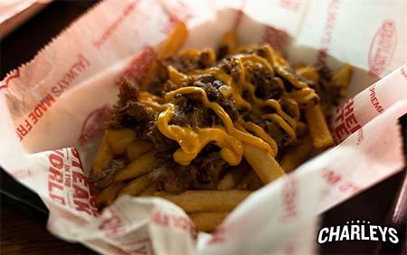 Charleys Philly Steaks - Northeast Ohio - Our restaurant offers Cheesesteaks, Wings, Gourmet Fries, Real-Fruit Lemonades, Catering & More