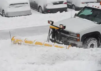 snow plowing service