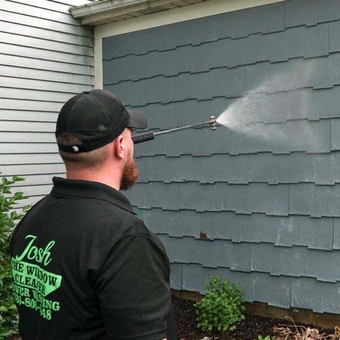 Josh The Window Cleaner - Northeast Ohio - Power Washing, Gutter Cleaning, Roof Cleaning, House Washing, Concrete Wash, Concrete Sealing