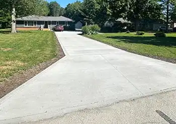 concrete driveway