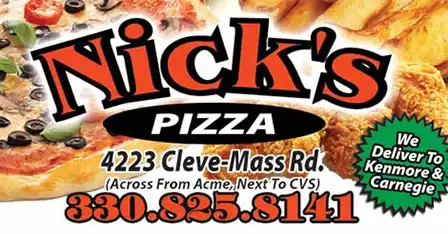 Nick's Pizza - Norton, Ohio - Pizza Delivery & Restaurant