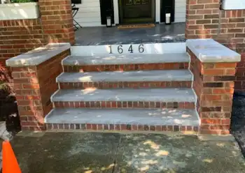 brick steps
