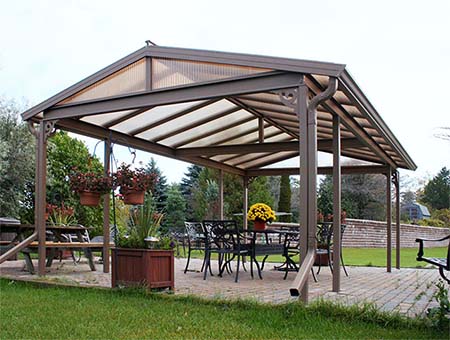Sunlight Covers - Northeast Ohio - Durable translucent patio covers and awnings that cut sunlight and heat for more comfort outdoors.