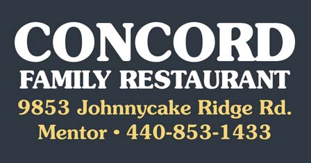 Concord Family Restaurant - Northeast Ohio - American Diner