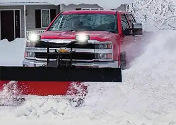 commercial snow plowing