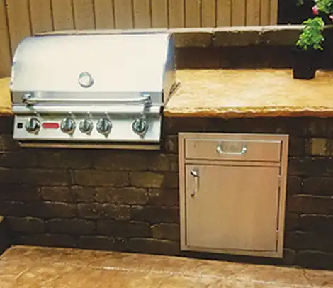 outdoor grill installation