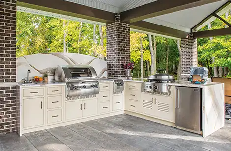 outdoor kitchens