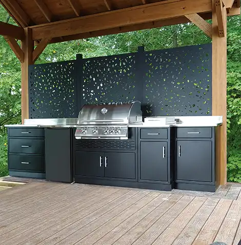 outdoor kitchens
