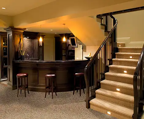 nature stone basement flooring