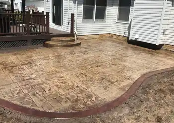 decorative stamped concrete installers