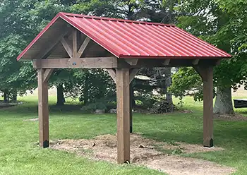 wood pavilions