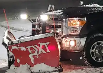 snow plowing service